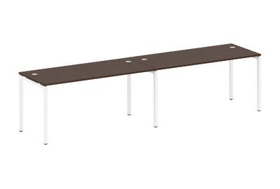 Бенч-стол на 2 раб.места на П-образном м/к Metal system quattro 40x40 40БП.СМ-2.4