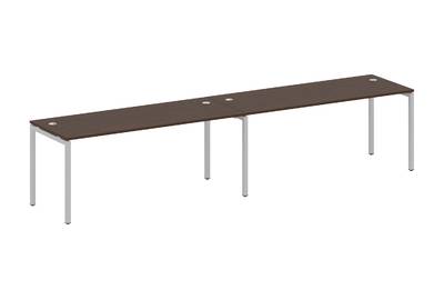 Бенч-стол на 2 раб.места на П-образном м/к Metal system quattro 40x40 40БП.СМ-2.5