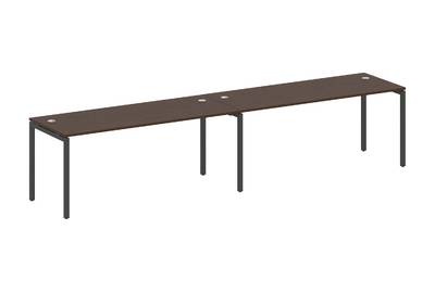 Бенч-стол на 2 раб.места на П-образном м/к Metal system quattro 40x40 40БП.СМ-2.5