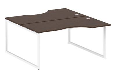Бенч-стол криволинейный на О-образном м/к Metal system quattro 40x40 40БО.РАС-СА-2.1