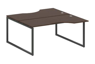 Бенч-стол криволинейный на О-образном м/к Metal system quattro 40x40 40БО.РАС-СА-2.1