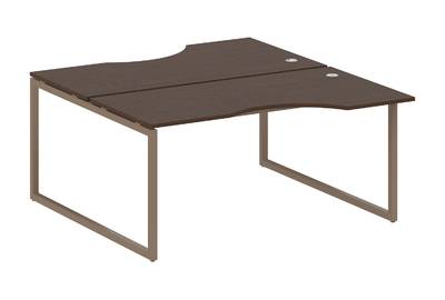 Бенч-стол криволинейный на О-образном м/к Metal system quattro 40x40 40БО.РАС-СА-2.1