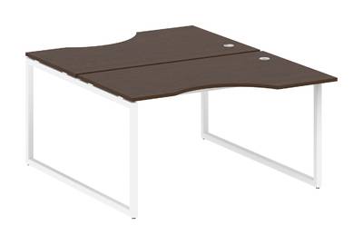 Бенч-стол криволинейный на О-образном м/к Metal system quattro 40x40 40БО.РАС-СА-2.2