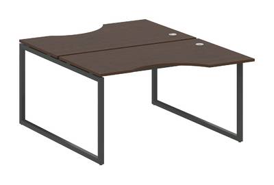 Бенч-стол криволинейный на О-образном м/к Metal system quattro 40x40 40БО.РАС-СА-2.2