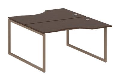Бенч-стол криволинейный на О-образном м/к Metal system quattro 40x40 40БО.РАС-СА-2.2