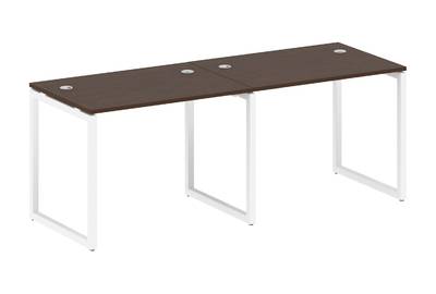 Бенч-стол на 2 раб.места на О-образном м/к Metal system quattro 40x40 40БО.СМ-2.1
