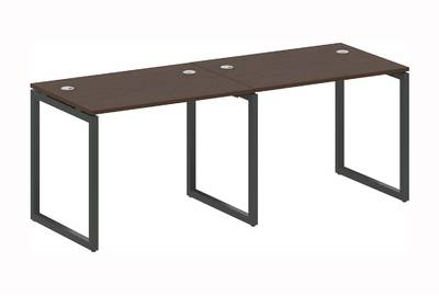 Бенч-стол на 2 раб.места на О-образном м/к Metal system quattro 40x40 40БО.СМ-2.1