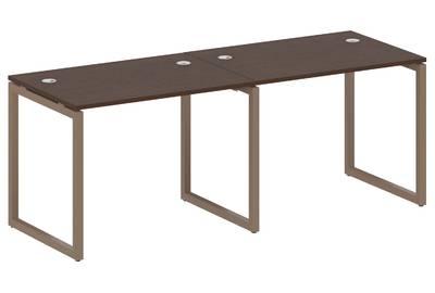 Бенч-стол на 2 раб.места на О-образном м/к Metal system quattro 40x40 40БО.СМ-2.1