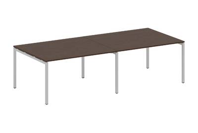 (2 столешницы) на П-образном м/к Metal system quattro 40x40 40БП.ПРГ-2.3