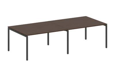 (2 столешницы) на П-образном м/к Metal system quattro 40x40 40БП.ПРГ-2.3