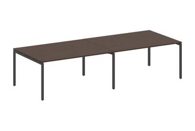 (2 столешницы) на П-образном м/к Metal system quattro 40x40 40БП.ПРГ-2.4
