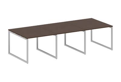 (3 столешницы) на О-образном м/к Metal system quattro 40x40 40БО.ПРГ-3.1