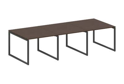 (3 столешницы) на О-образном м/к Metal system quattro 40x40 40БО.ПРГ-3.1