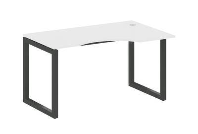 Письменный стол криволинейный правый на О-образном м/к Metal system quattro 50x50 50БО.СА-2 Пр