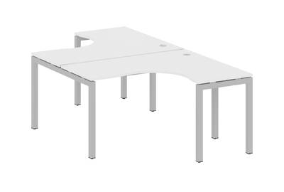 Бенч-стол криволинейный на П-образном м/к Metal system quattro 50x50 50БП.РАС-СА-2.3