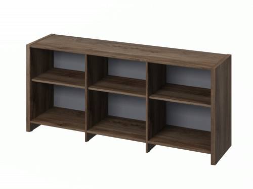 Каркас тумбы трехсекционной 1804х460х806 F-13_Орех Пацифик табак