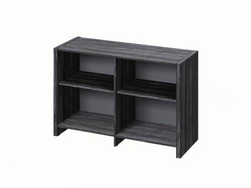 Каркас тумбы двухсекционной 1222х460х806 F-12_Древесина Графит