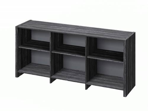 Каркас тумбы трехсекционной 1804х460х806 F-13_Древесина Графит