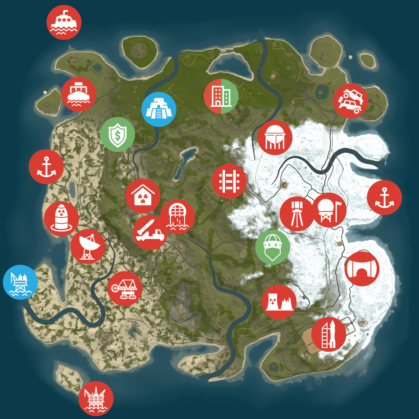 Карта Island One