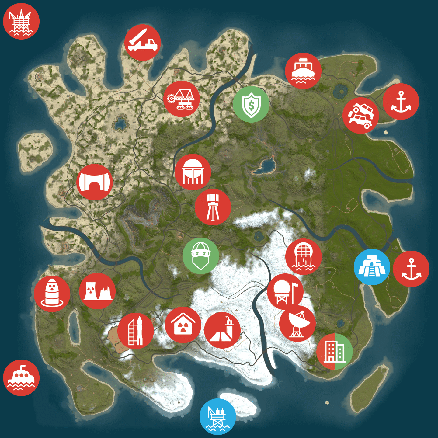 Карта Island Two