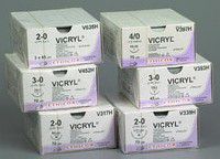 Нить хирургическая Ethicon Vicryl 4/0 45 см Обратно-режущая 19 мм