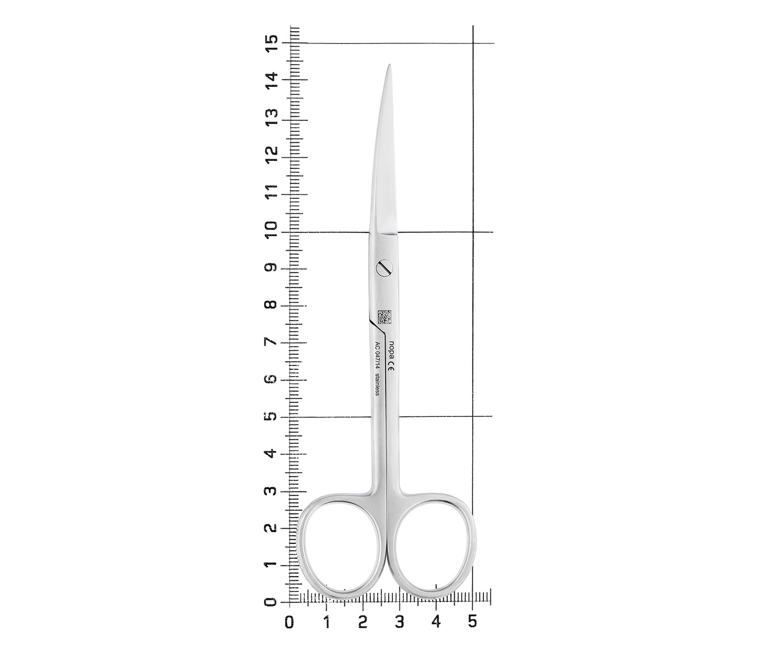 Nopa Instruments AC 047/14 - ножницы операционные GRAZIL, изогнутые, 14,5 см
