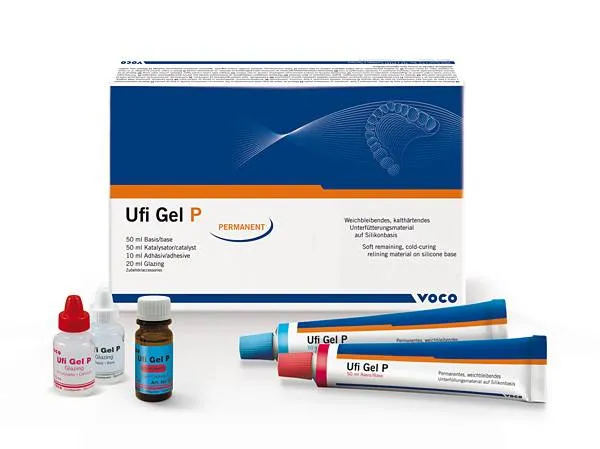 Слепочная масса, Voco, Уфи Гель P (Ufi Gel P), мягкий, 50мл+50мл