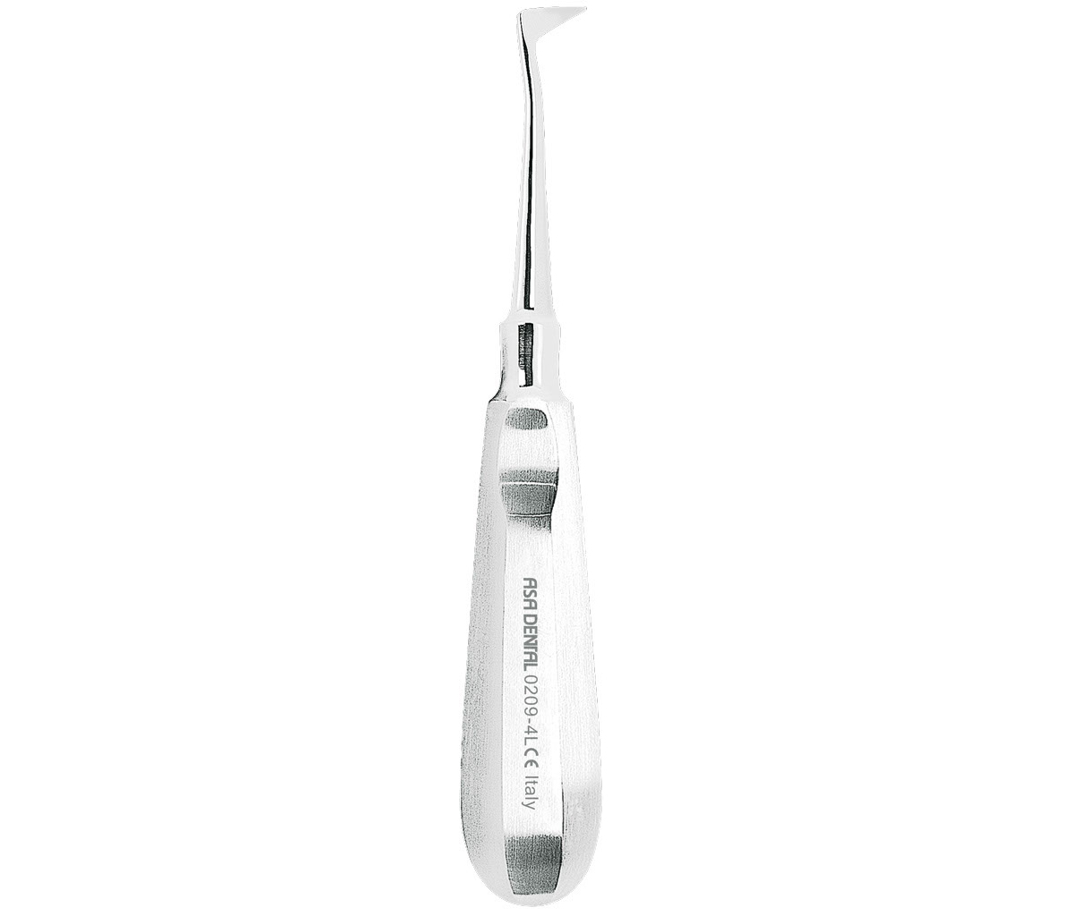 Asa Dental 0209-4L - элеватор для корней с ручкой из нержавеющей стали 4L