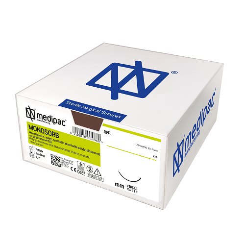 Нить хирургическая Ethicon Monosorb 5/0 75 см Колющая 17 мм