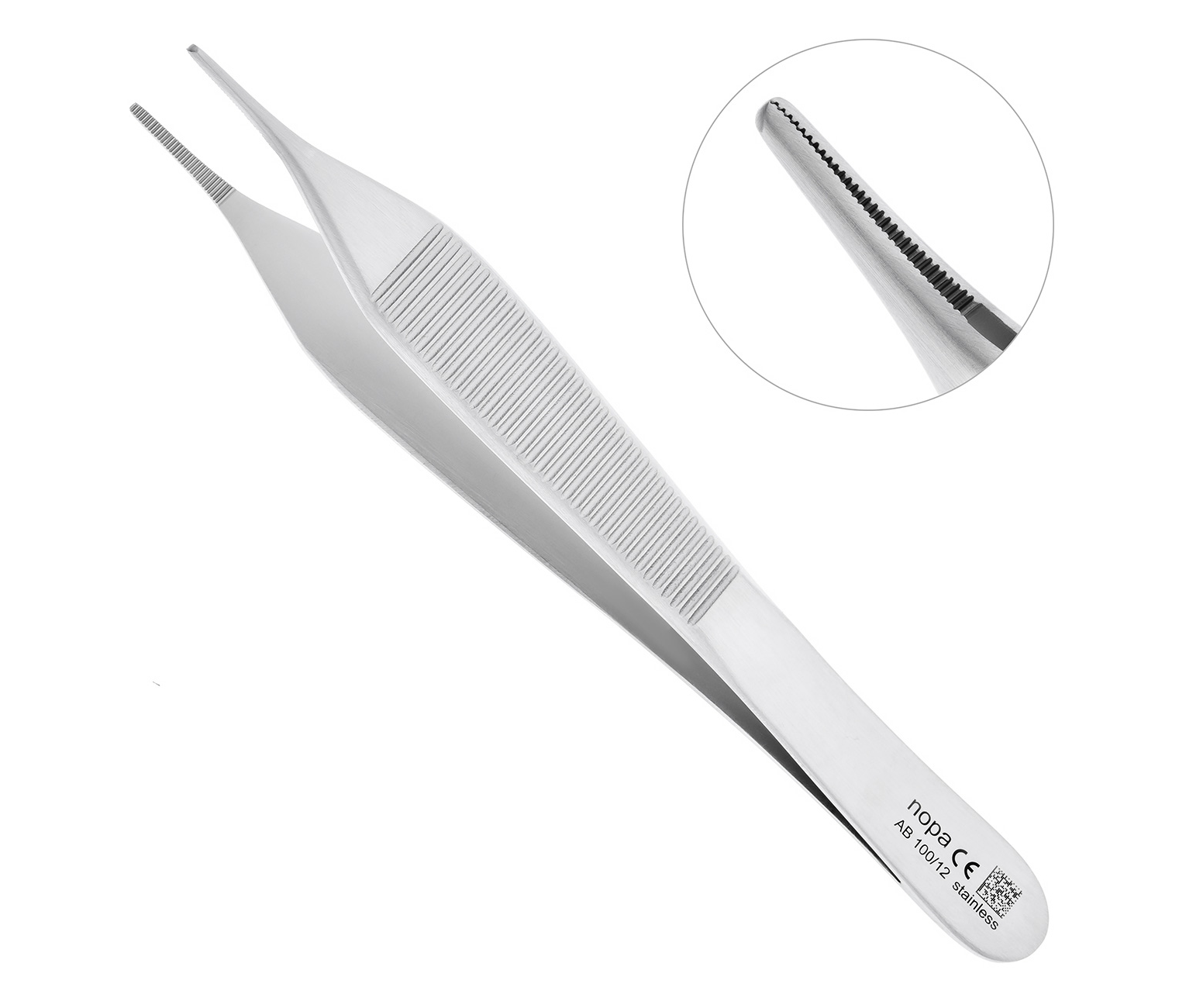 Nopa Instruments AB 100/12 - пинцет ADSON анатомический, 12 см