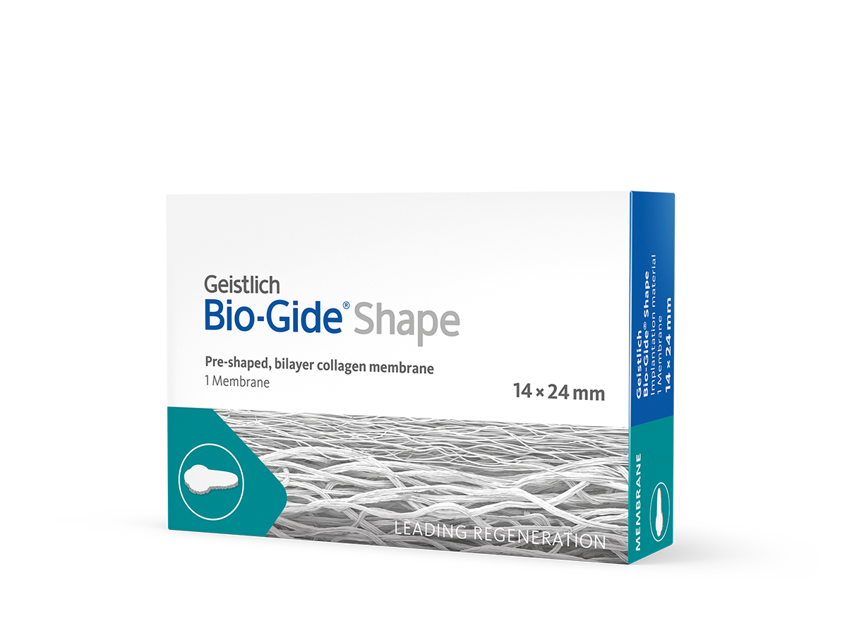 Костный материал Geistlich Bio-Gide Shape 14х24 мм