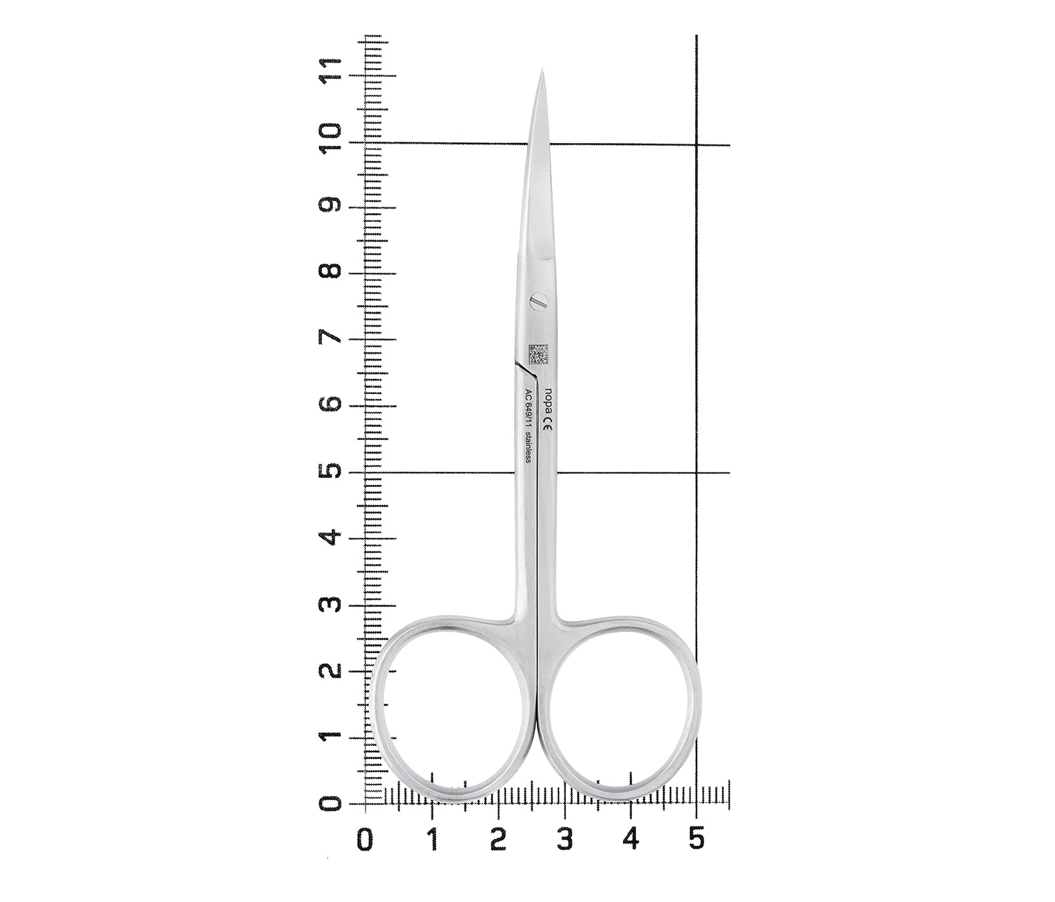 Nopa Instruments AC 649/11 - ножницы стандартные десневые изогнутые, 11 см