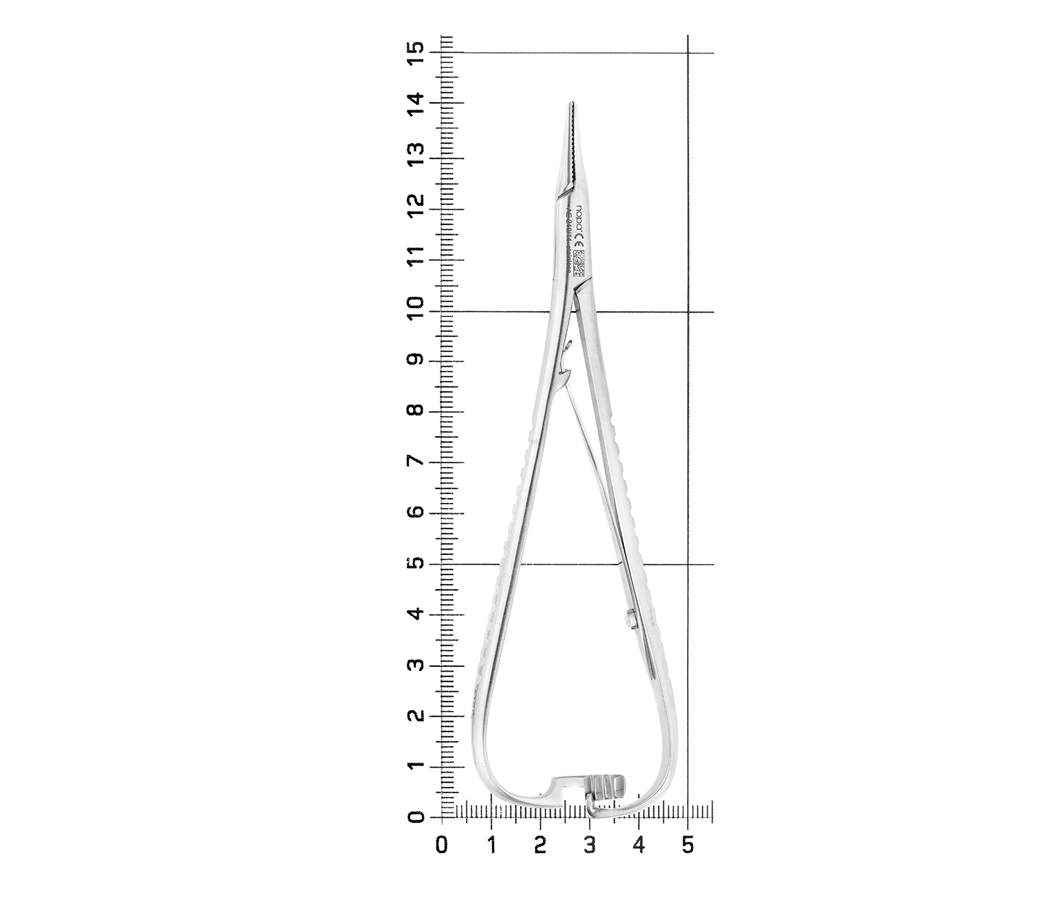 Nopa Instruments AE 210/14 - иглодержатель MATHIEU деликатный, 14 см