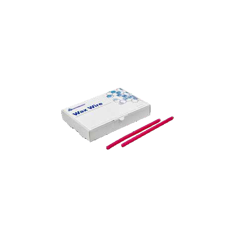 Восковая зуботехническая проволока, круглая, розовая, диаметр 5 мм для установки литьевых и отводных каналов в системе впрыскивания пластмассы (IVO-CAP SISTEM), арт: 250