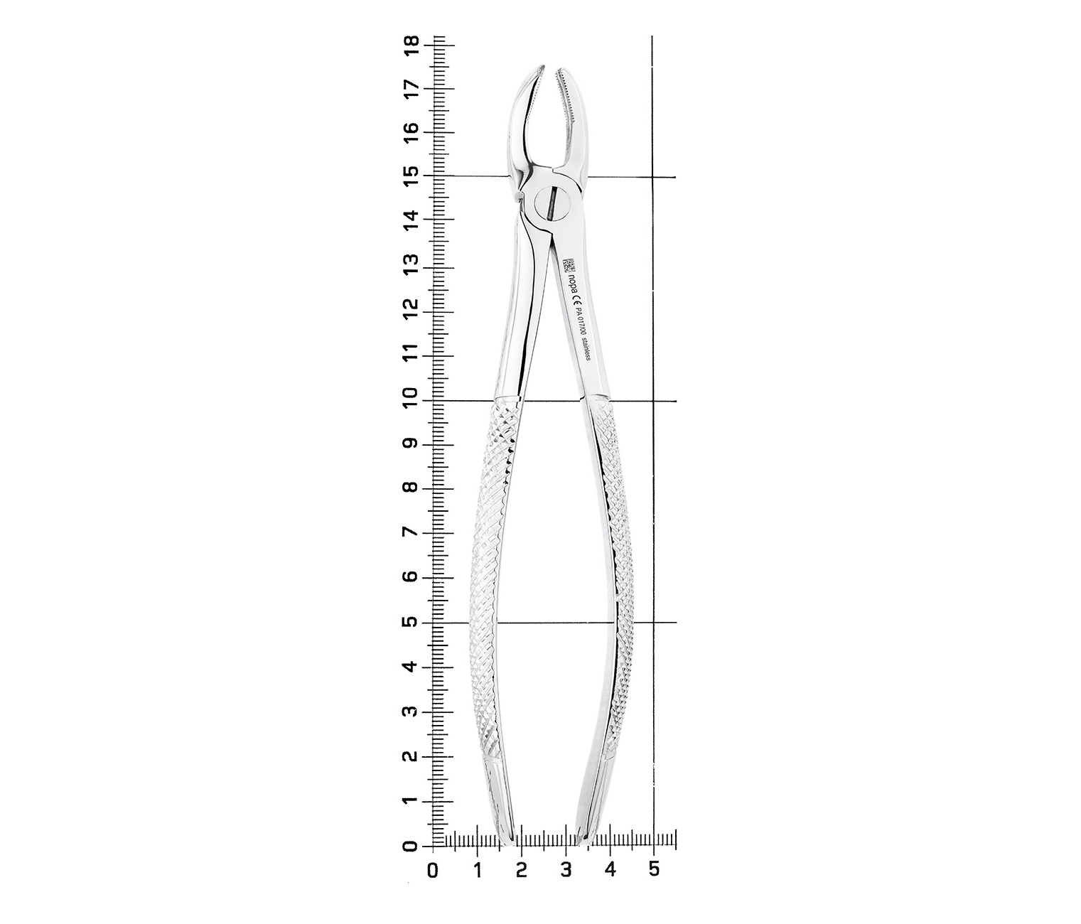 Nopa Instruments PA 017/00 - щипцы извлекающие для моляров верхней челюсти правые №17