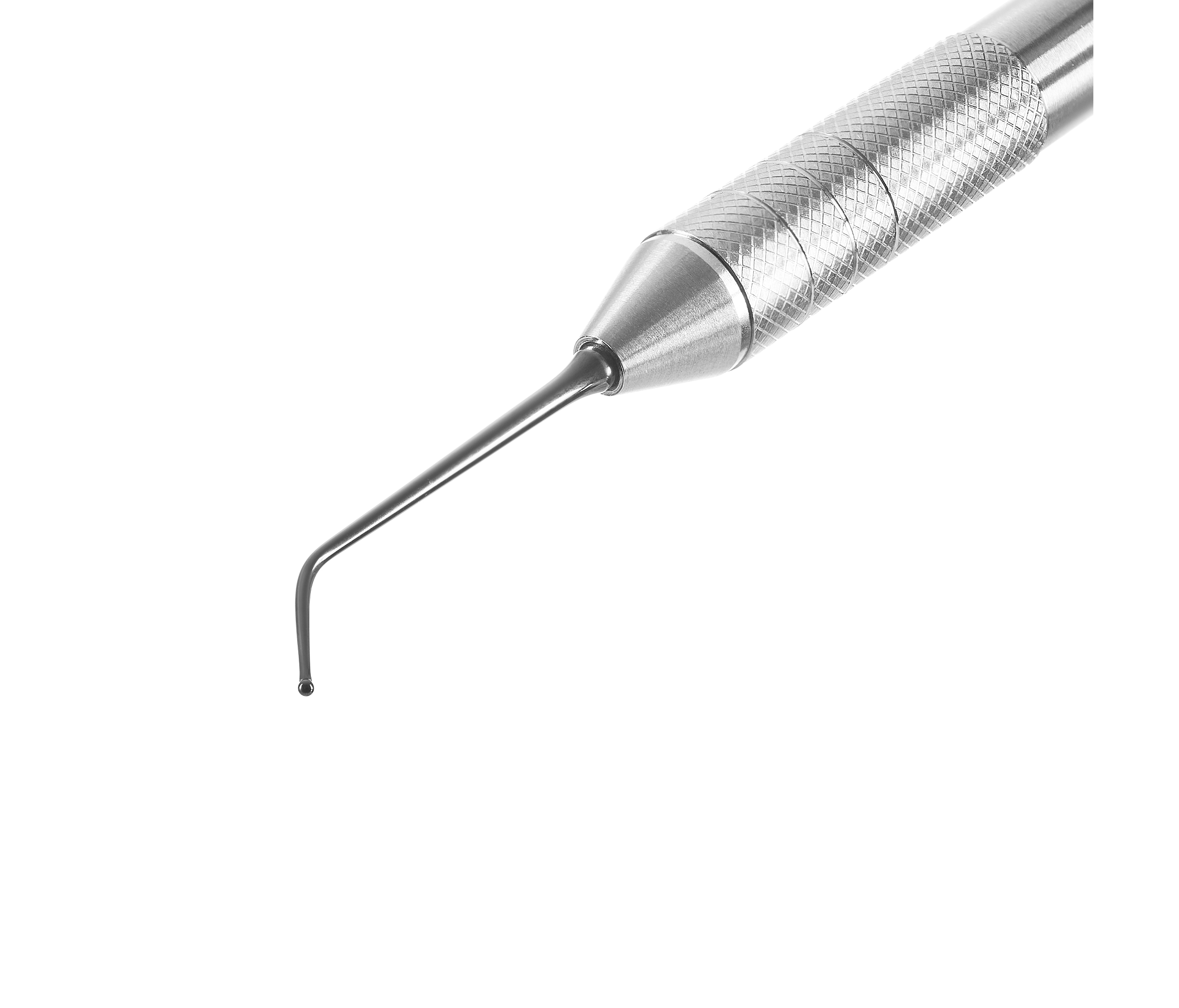 Fabri 1304-1,0F Black - удлиненная узкая гладилка с штопфером-шариком Ø1.0mm, эргономичная ручка Ø10mm, покрытие Black