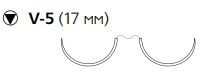 Нить хирургическая Ethicon Prolene 4/0 90 см Режущая 17 мм