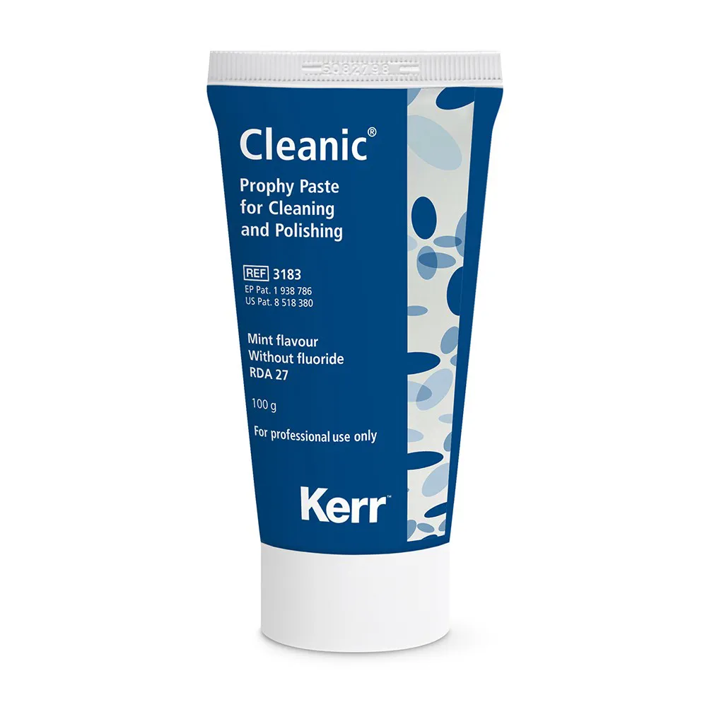 Паста абразивная, Kerr, Cleanic, без фторида, мятная, 100 г