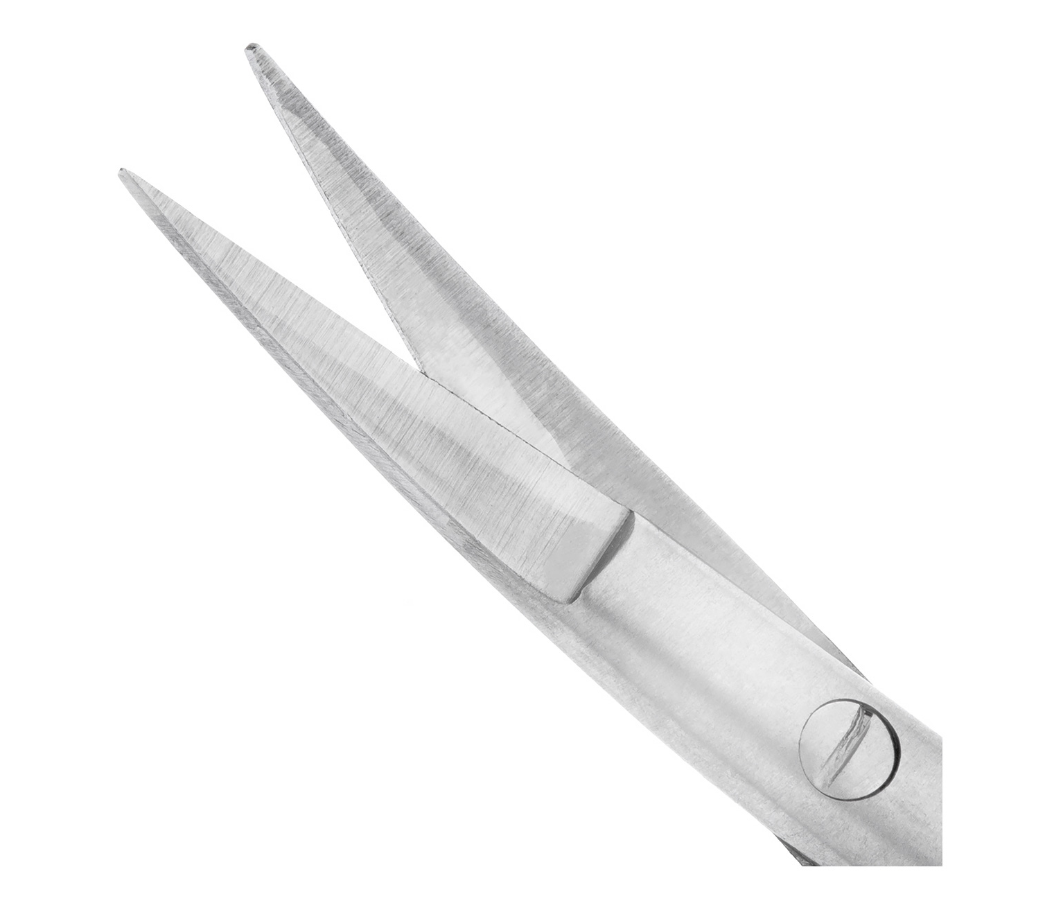 HLW 40-48B - ножницы хирургические изогнутые Micro Schere TC, 170 мм