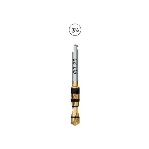 Сверло PrimeTaper 3½ диаметр 3.25, короткое (PrimeTaper Drill 3½ Ø3.25 short), арт: 68015338