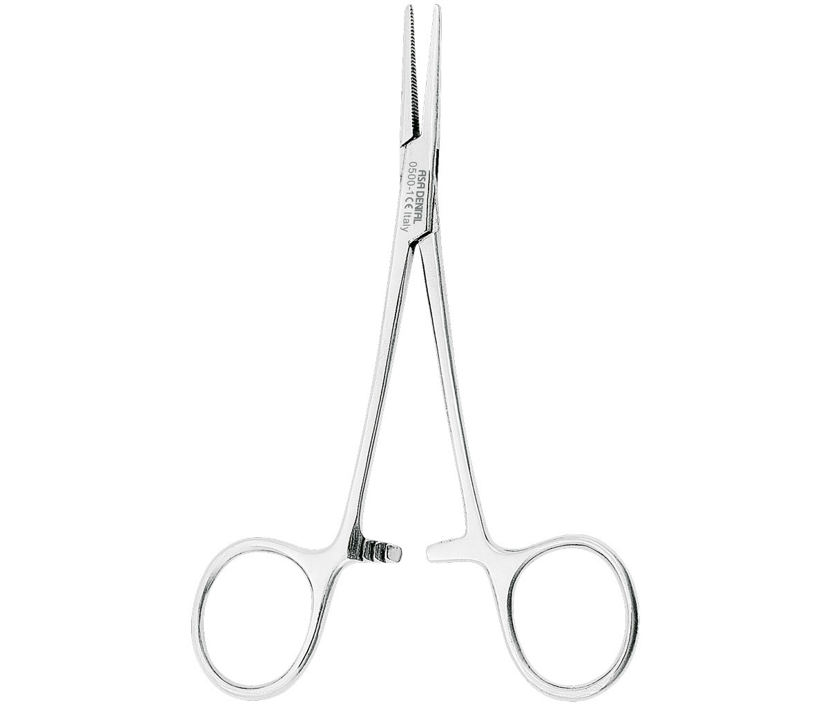 Asa Dental 0500-1 - зажим "Москит" прямой, 12 см