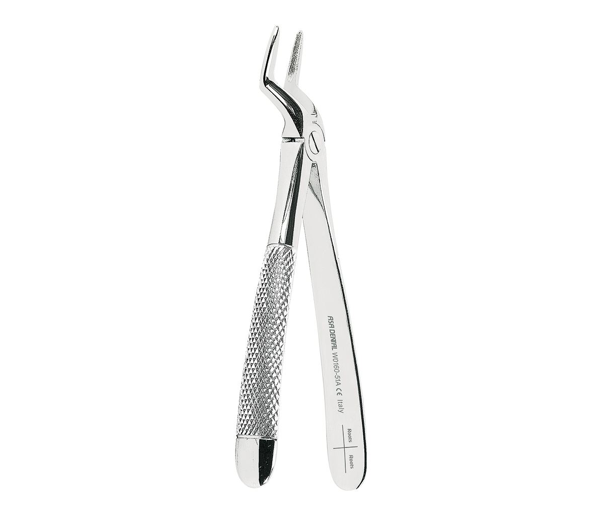 Asa Dental W0160-51A - щипцы N51A байонеты штыковидные для верхних корней с зубчиками (серия для женщин Asa Lady)