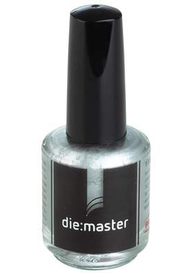 Лак дистанционный для штампиков серебрянный (die:master silver), 15мл., арт: 1956-0400
