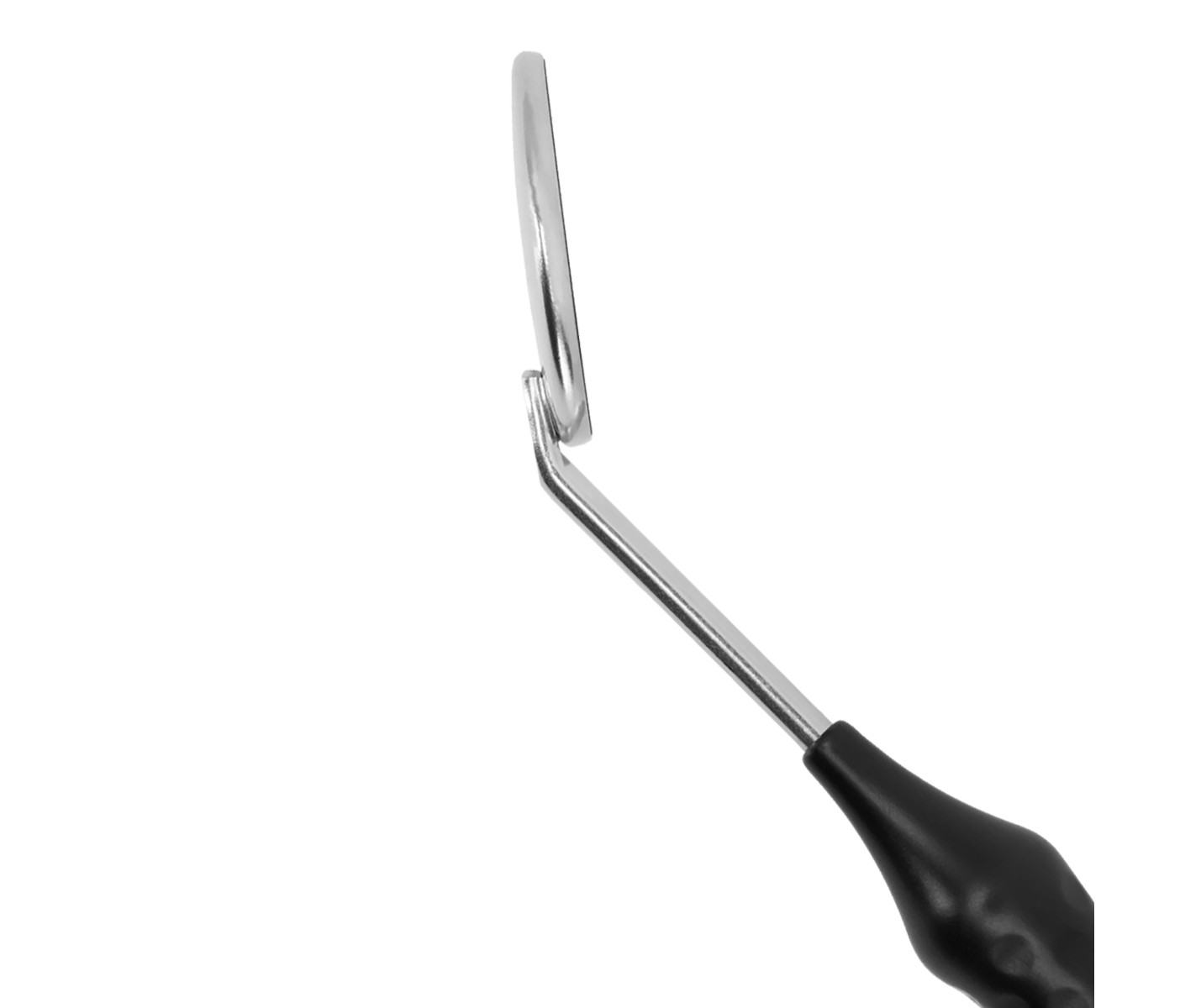 Hahnenkratt TOPvision FS Rhodium - родиевое зеркало без ручки, плоское, №5, диаметр 24 мм, 12 шт
