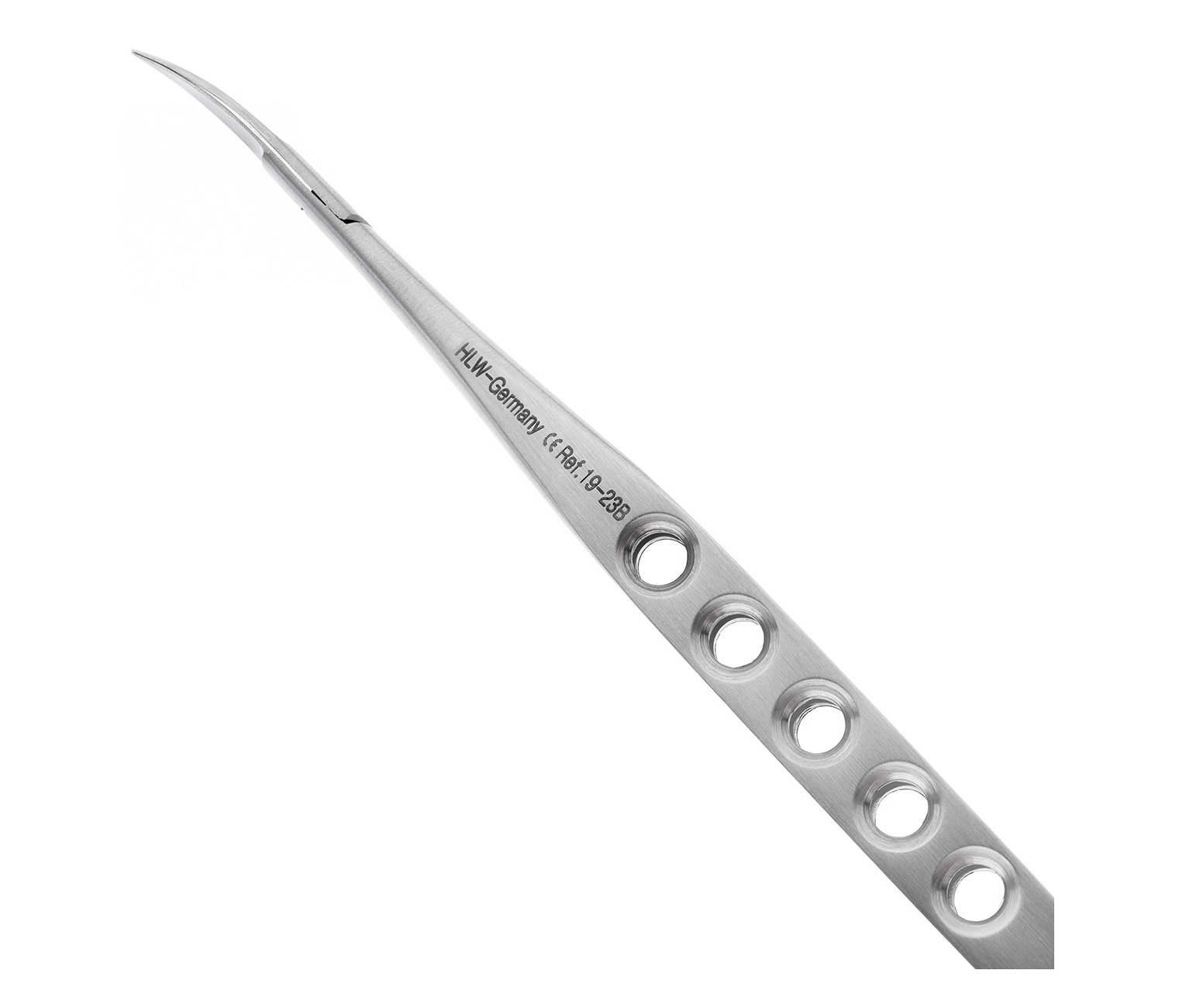 HLW 19-23B - ножницы-микро изогнутые Micro Schere TC, 170 мм