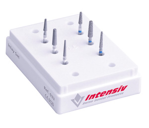 Набор алмазных боров Intensiv FG Inlay Set, 6 шт.