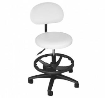 Стул врача-стоматолога СВ-1П СЕРЫЙ, не хромированный, с кольцевой опорой для ног, Белмедматериалы