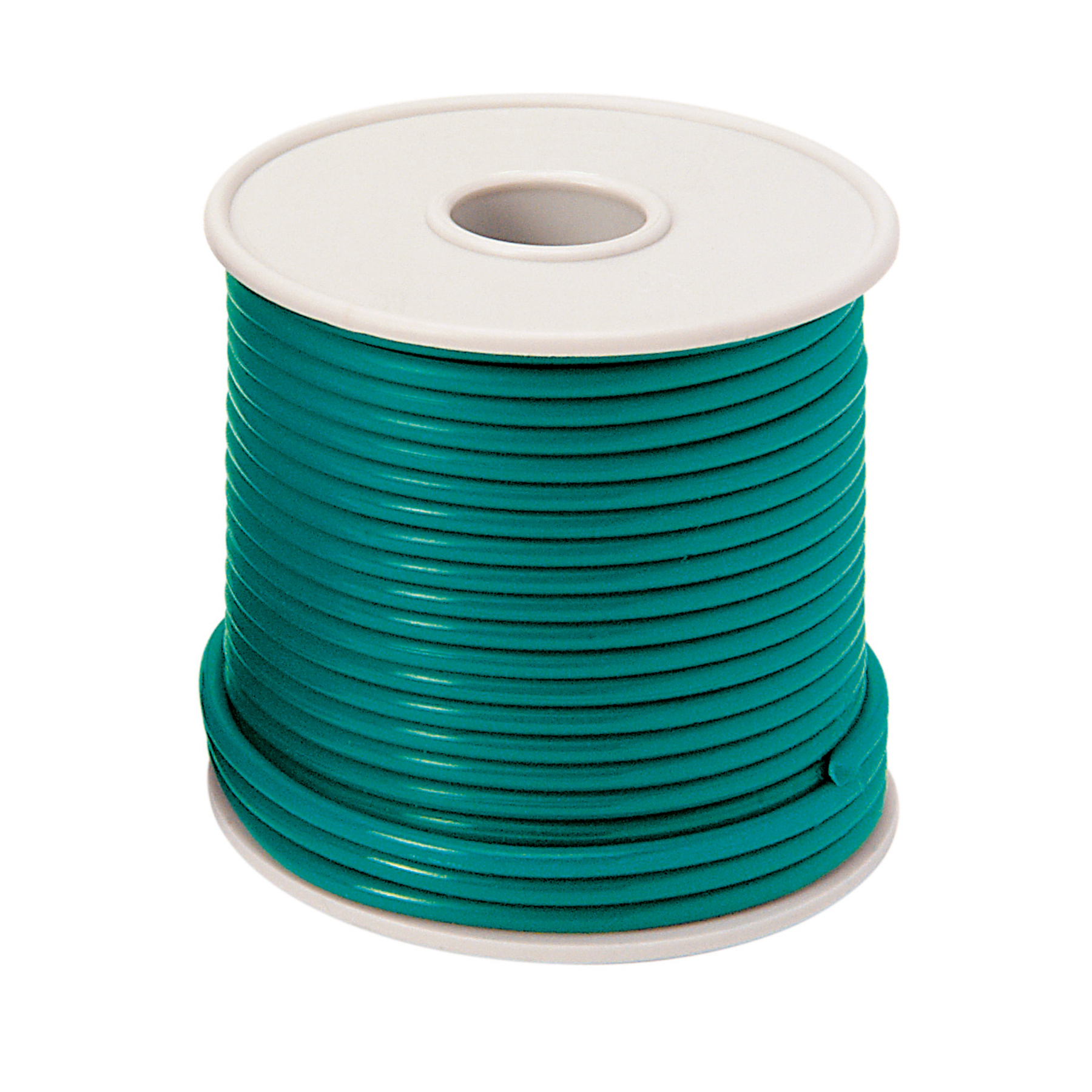Восковая проволока ГЕО твердая, бирюзовая (GEO wax wire, hard, turquoise) для бюгеля нижней челюсти, диаметр 2.0мм, на индивидуальной катушке 250гр, арт: 676-2020