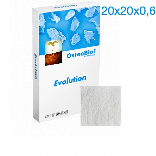 Мембрана OsteoBiol Evolution 20х20х0,6 мм