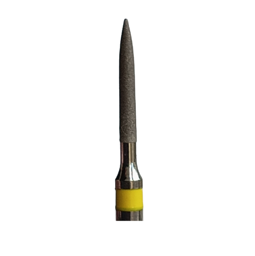Боры стоматологические алмазные FG 861/010, желтый, 6шт. ISO код 314248504010., арт: FG5205L/6